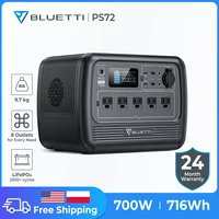 BLUETTI PS72 700W 716Wh Portable Power Station LiFePO4 Solar Generator For Camping RV Trip 2500+Cycles For Car Refrigerator TV 1