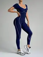 Trendy Bodysuit Sportswear Woman Gym Jumpsuits Sport Pants Seamless Woman Clothing Yoga Clothes Female Fitness Overalls Leggings - Image 4