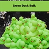 1-100 pcs Green Rubber Ducks, Toys Squeaky Rubber Ducks Cute Float Duckies for  Birthday Party Favors Class Prizes Car Decor 1