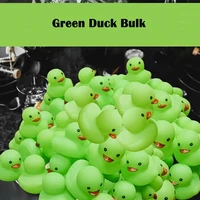 1-100 pcs Green Rubber Ducks, Toys Squeaky Rubber Ducks Cute Float Duckies for  Birthday Party Favors Class Prizes Car Decor 1