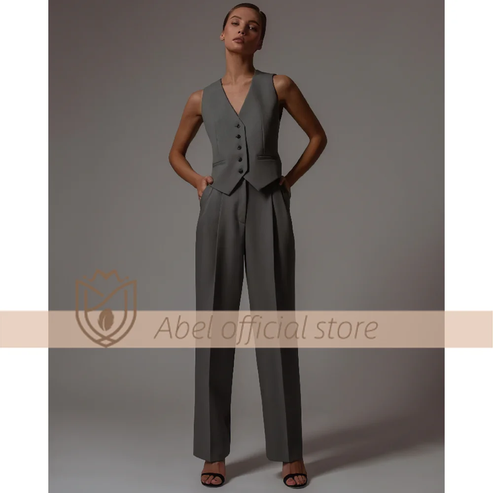 Women's Tank Top and Pants Set of 2 - Handmade Lightweight Design Customized Suit Sets for Parties, Events and Casual Occasions