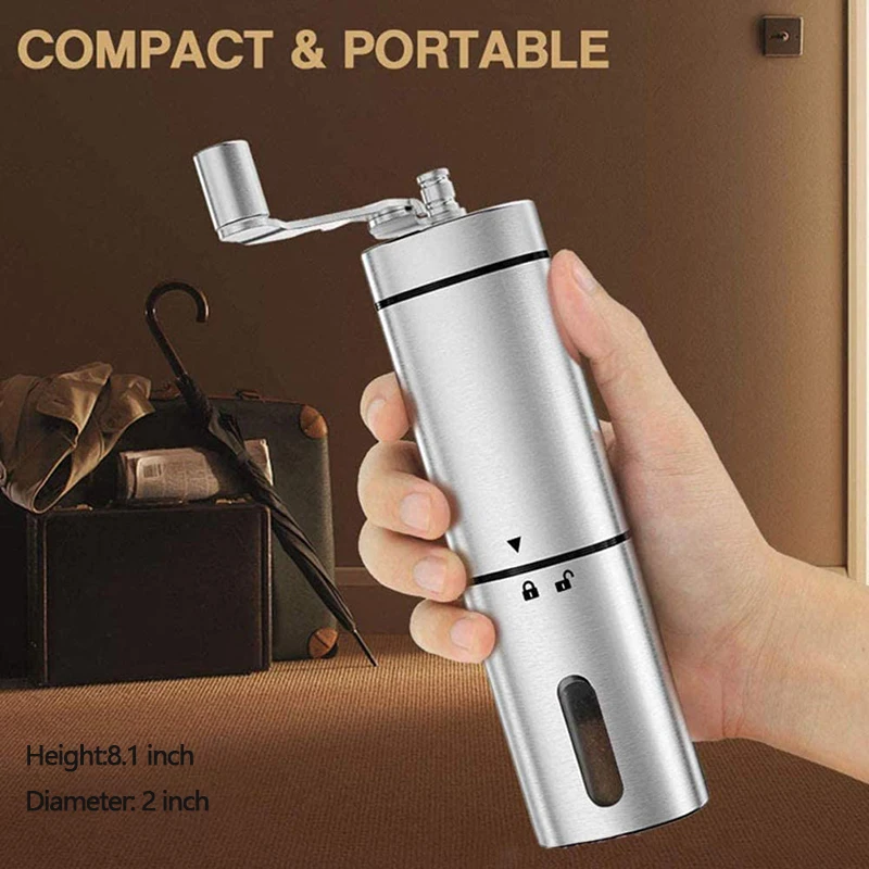 Hand Coffee Grinder Stainless Steel Manual Coffee Bean Grinding Machine