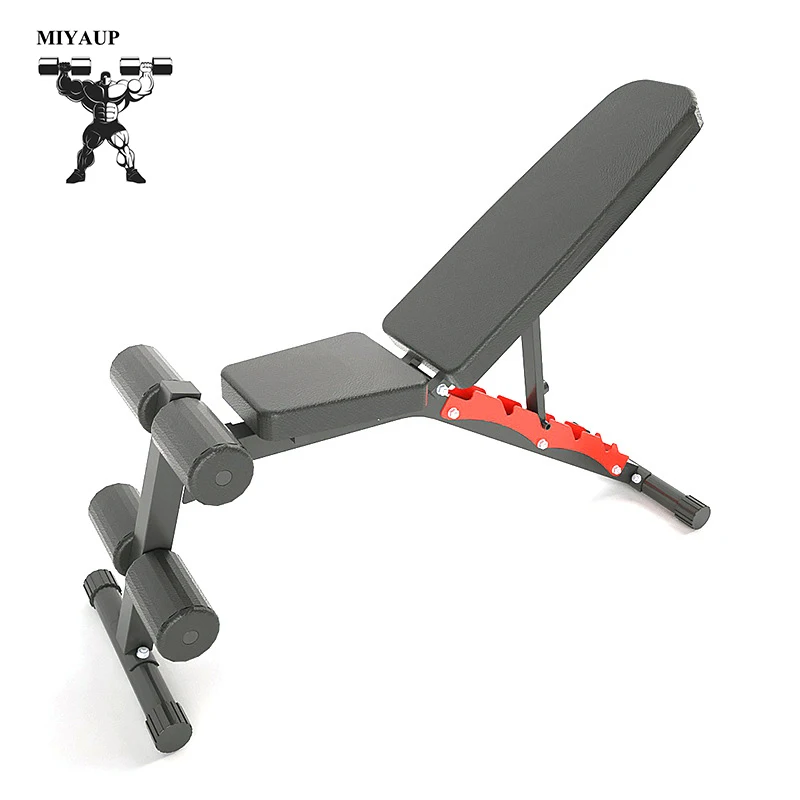 MIYAUP Home Fitness Equipment Adjustable Weight Chair Foldable Workout Exercise Bench With Automatic Lock