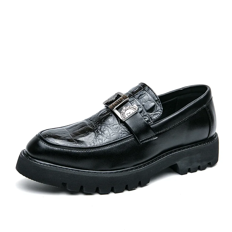 S9614a321212e44ab8f8af887f318e7cbC Stylish VIPOL White Loafers for Men Slip-On Dress Shoes for Parties
