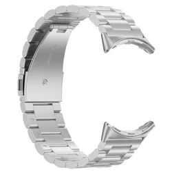 Stainless Steel Bracelet Wristband Strap Replacement for Pixel Watch 2 (Silver)