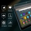 2Pcs Tablet Tempered Glass Screen Protector Cover for Fire HD 10 2021 11th Generation Full Coverage Screen Shatter Proof Film 5