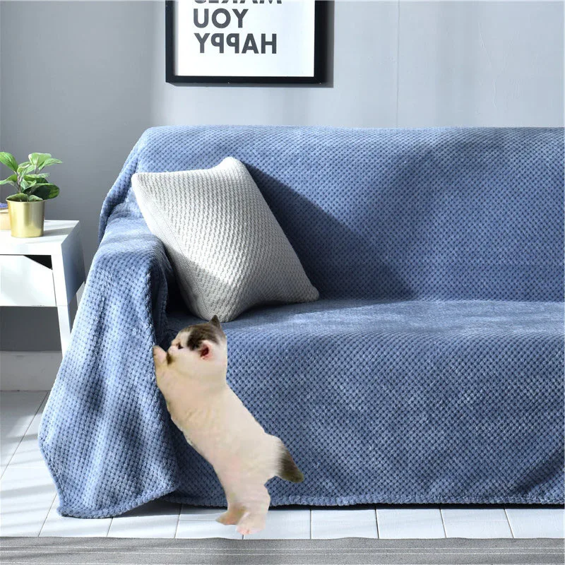 manta para sofá 60 x 80 cm color amarillo Manta de forro polar suave y cálida para mascotas PiccoCasa lavable para cachorros y gatos funda de asiento de coche 