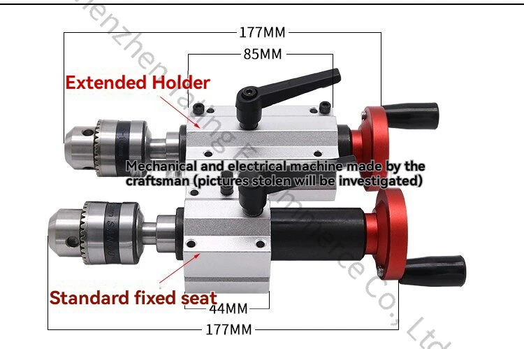 Woodworking Lathe Rotary Movable Top Round Pointed Plum Blossom Top Needle Drill
