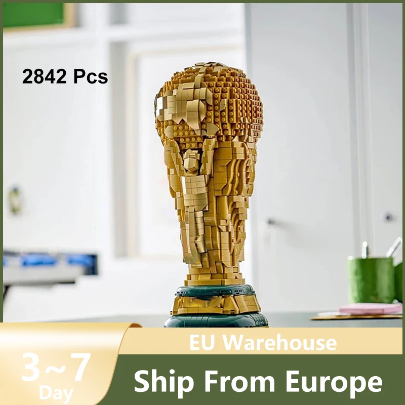 2842 elementy Dekoracja na biurko Model trofeum Mistrzostw Świata w piłce nożnej z EU za $77.49 / ~299zł