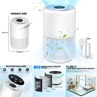 Air Purifier for Bedroom Home Portable Air Purifiers Air Cleaner with HEPA Filter /3 Speed/5 Timing,for Remove Dust,Pollen,Smoke 1