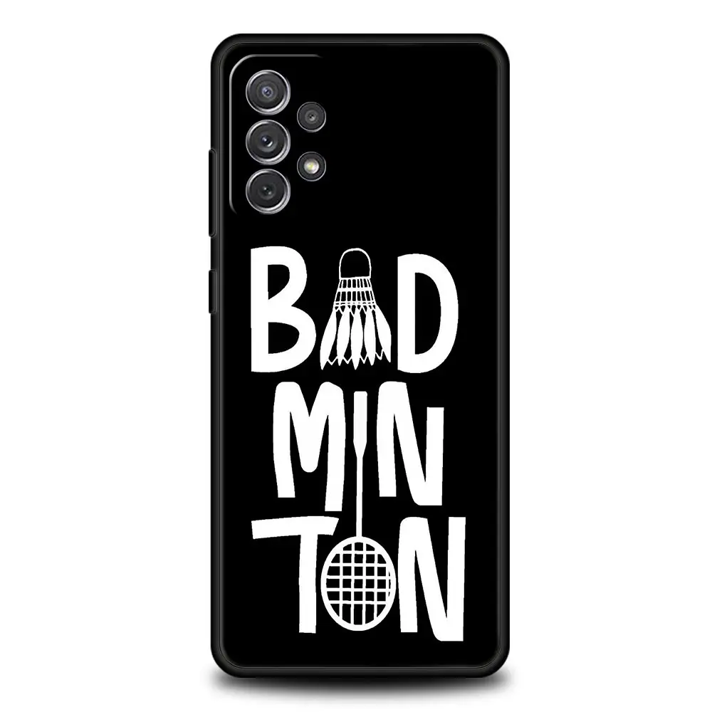 Badminton-Themed Protective Phone Case Cover