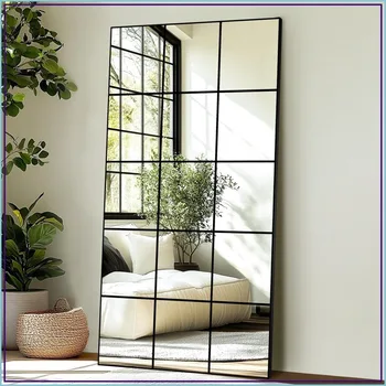 Window Pane Floor Mirror 1