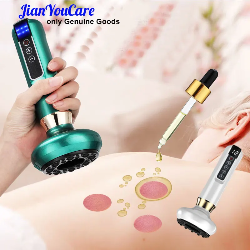 Jianyoucare Medical Chinese Electric Vacuum Cupping Therapy Body Raschiando Vasetti Di Massaggio Sollievo Dalla Fatica Ventose Professionali