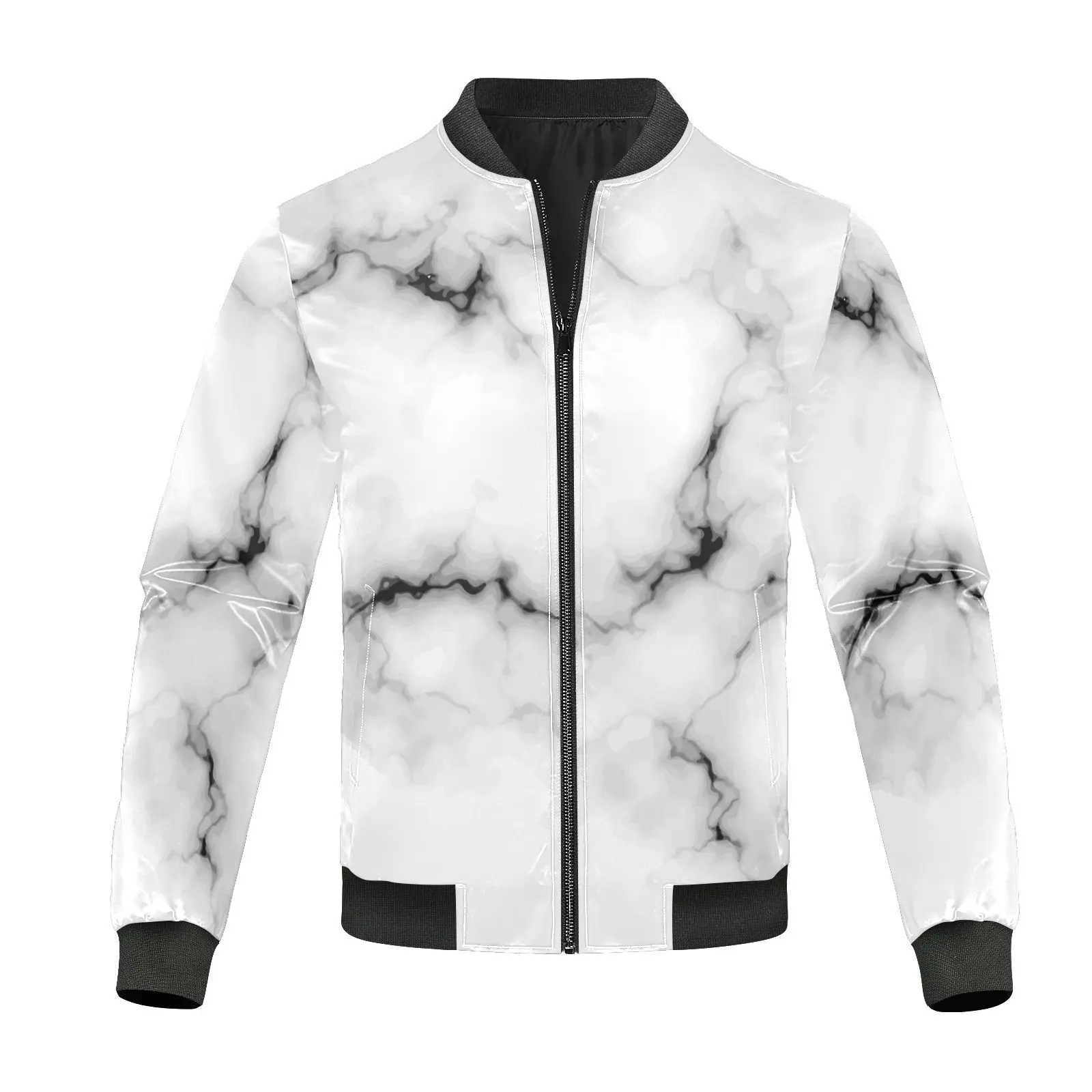 2023 New Men Jacket Casual Mens Jackets Spring and autumn Sportswear Marble printing Jacket Mens jackets Male Coat Plus SIZE