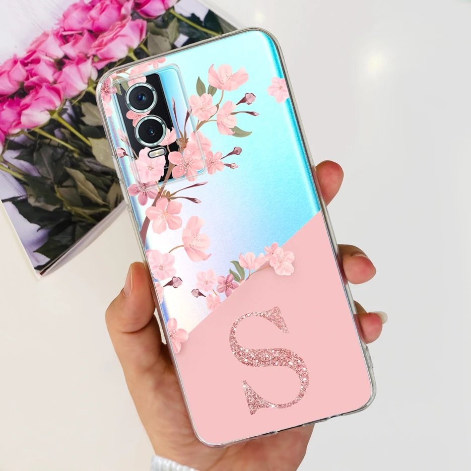 Stylish Letters Soft Silicone Phone Case Bumper Cover