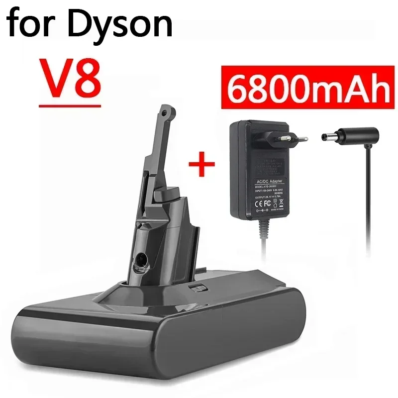 Batteria Dyson Sv10 21.6V Per Batteria Ricaricabile Dyson V8 Per Dyson V8 Absolute Fluffy/Animal Li-Ion Aspirapolvere Caricabatterie