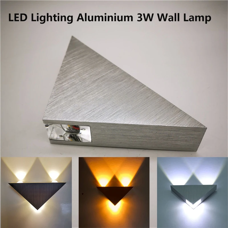 

Interior LED lamp Aluminum 3W wall lights For home Home decoration AC110V 220V настенные светильники bedroom Decor
