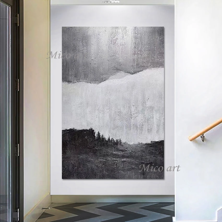 

Товары для дома, настенная живопись на холсте, картины для гостиной без рамы, черные, белые, простой абстрактный дизайн, современная живопись