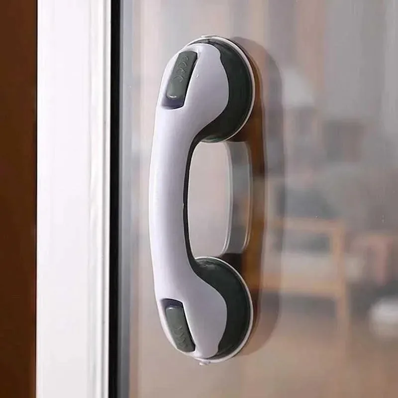 Barrier Free Handrail Safety Non-slip Bath Shower toilet Grab rail Bars vacuum sucker Elderly disable helper Glass Door Handle