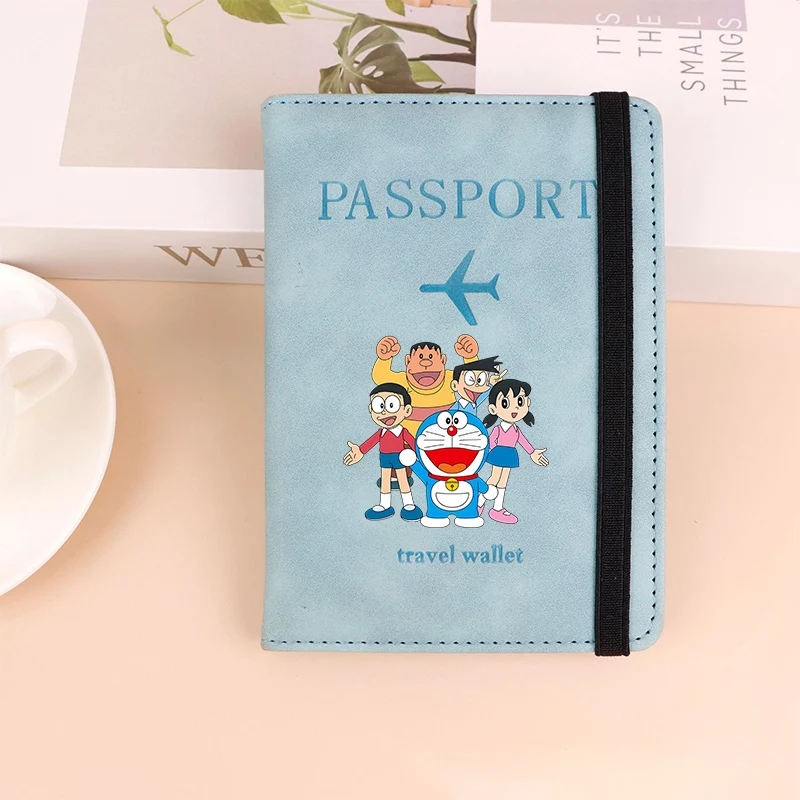 Porta Passaporto Doraemon per Accessori da Viaggio, Custodia per Passaporto, Porta Documenti da Viaggio per Donna/Uomo - immagine 3