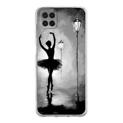 Elegant Swan Dance Ballet Clear Phone Case Cover - Samsung A32 (B7)