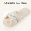 Goosecret Flat Slippers Bedroom Slides Memory Foam Warm Slippers For Women Fashion Casual Soft Soft Home Shoes Open Toe Corduroy 5