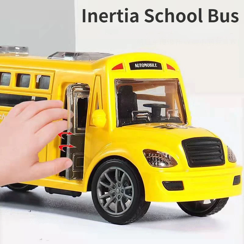 Jouet - Maquette D'autobus Scolaire En Alliage à Traction Arrière Pour Enfants