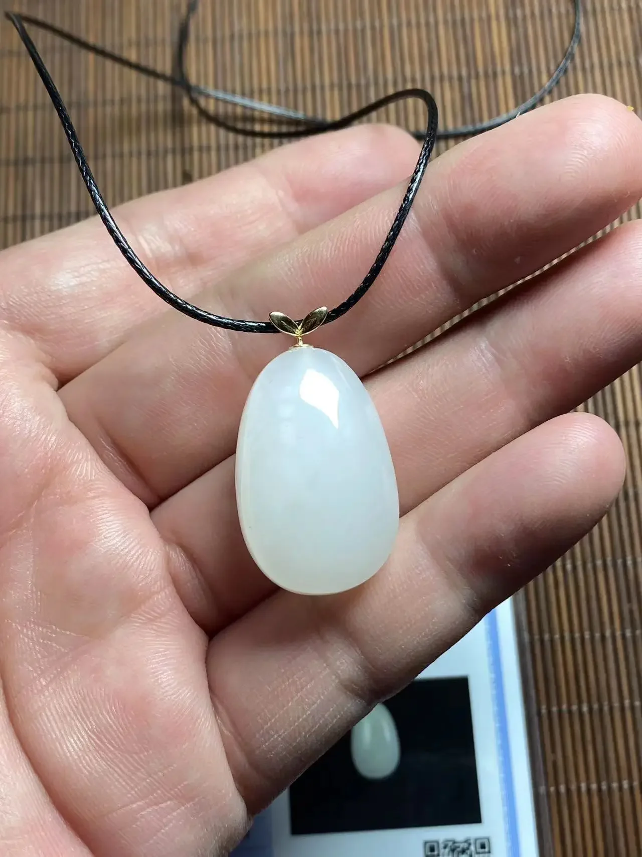 

Natural 100% real white hetian jade carve Oval Pendant jade pendant Bless peace necklace jewellery for men women gifts luck