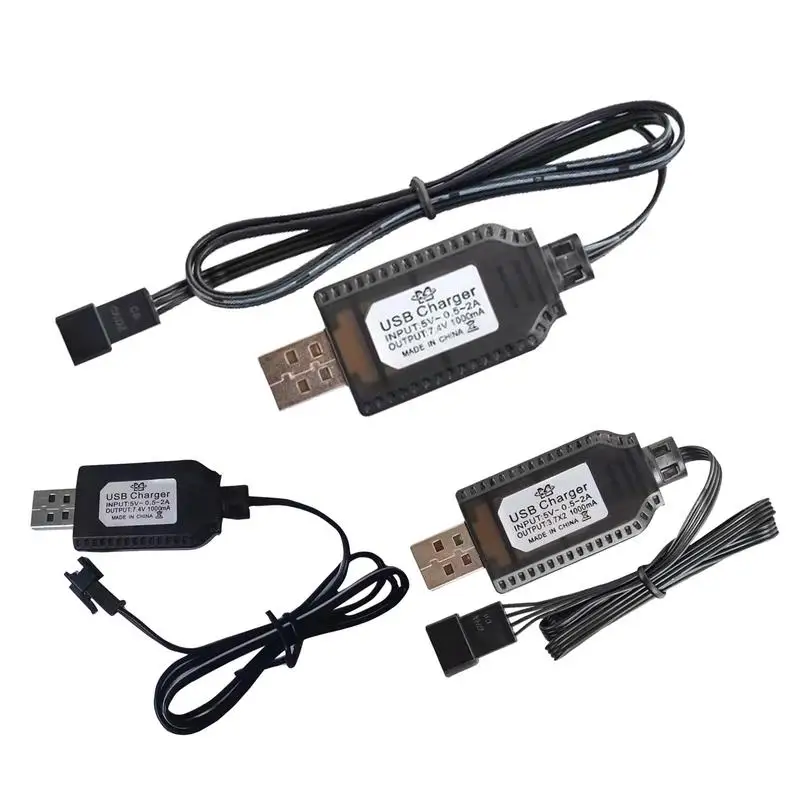 7.4 فولت USB شاحن بطارية ليثيوم SM-2P SM-3P SM-4P الذكية قابلة للشحن شاحن بطارية ليثيوم أيون اللعب شاحن التحكم عن بعد