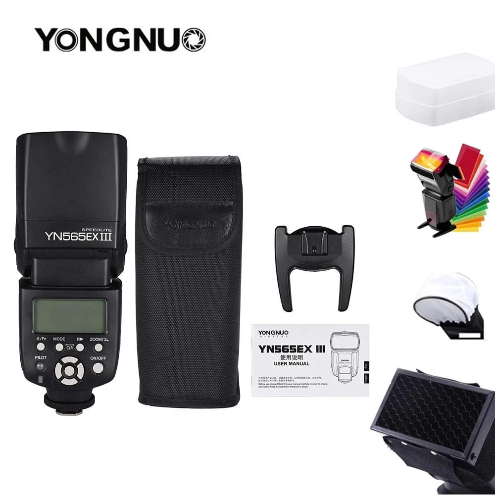 Yongnuo Flash Speedlight Torcia Yn565Ex Iii Per Canon Eos 5D Mark Ii Iii Iv 700D T7 T8I 6D Mark Ii R6 R5 Rp Fotocamera