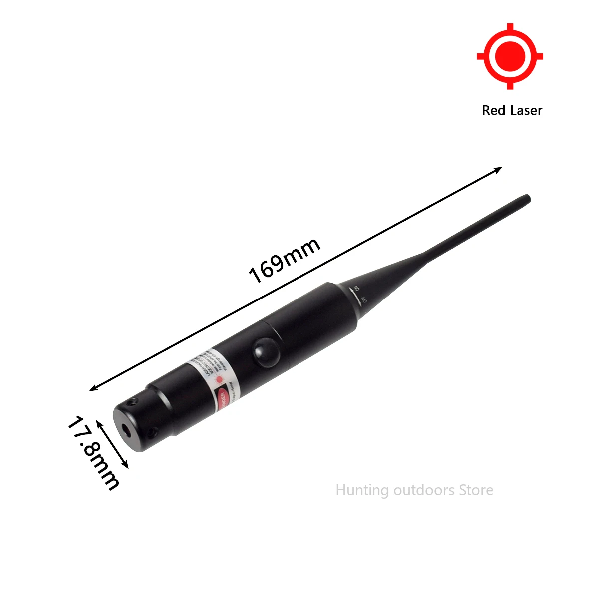 Laser Pointer Laser Bore Sight Laser Sight Tactical Laser Boresighter Kit Green Red for .177 to.50 Caliber Laser Pointer Collimator Universal Bore Sighter Rifle Handgun