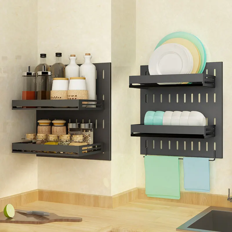 pegboard spice rack