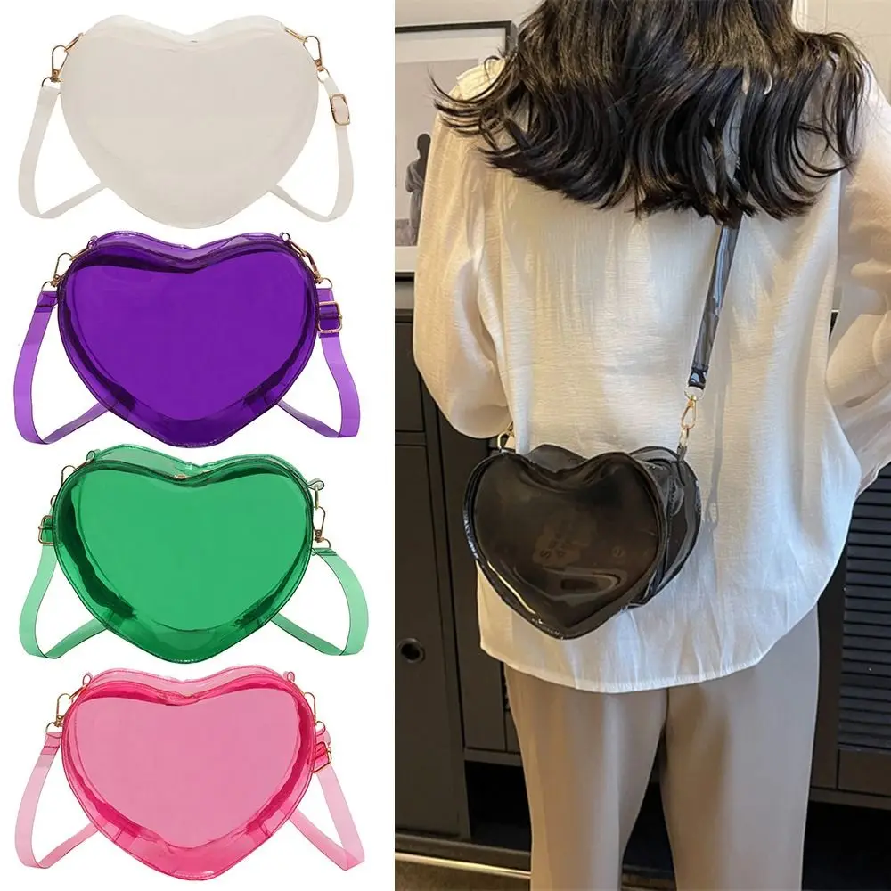 

Fashion Love Peach shaped Simple Crossbody Bag Jelly Bag Women's Bag One Shoulder