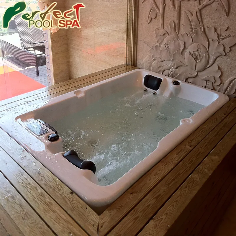 Cheap Price Luxury Acrylic Hot Tub 2 Person Garden Gazebo Hydromassage Bath Tub Jet Overflow whirlpool Massage Bathtub