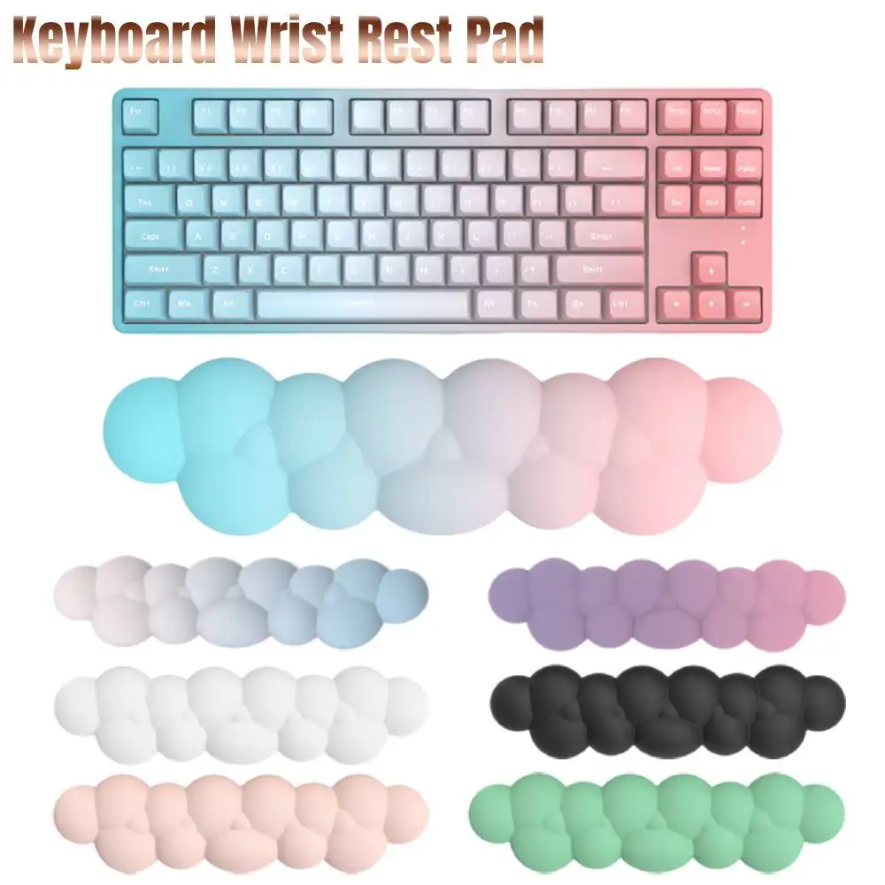 Cloud Mouse Pad Keyboard Wrist Rest Pad Non-Slip Desk Mat Pad Cute Palm  Rest Mouse Pad Soft Memory Foam Support for Laptop Offic - AliExpress