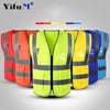 DIY Logo Nighttime Traffic Environment Hygiene Garden Architecture Multi Pocket Reflective Protective Clothing Reflective Coat 4
