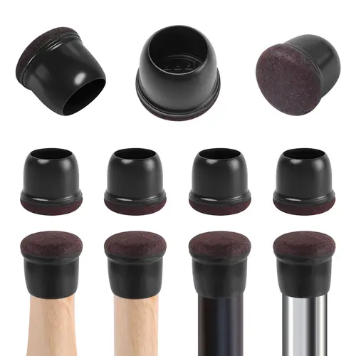 8PCS Chair Leg Floor Protectors Round Silicone Furniture Leg Foot Covers Table Feet Cups For Hardwood Floors Thick Wrap Felt Pad - Image 10