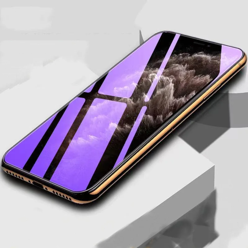 Tempered Glass Screen Protector with Anti-Blue Light for Motorola Moto One 5G Ace and Moto Edge