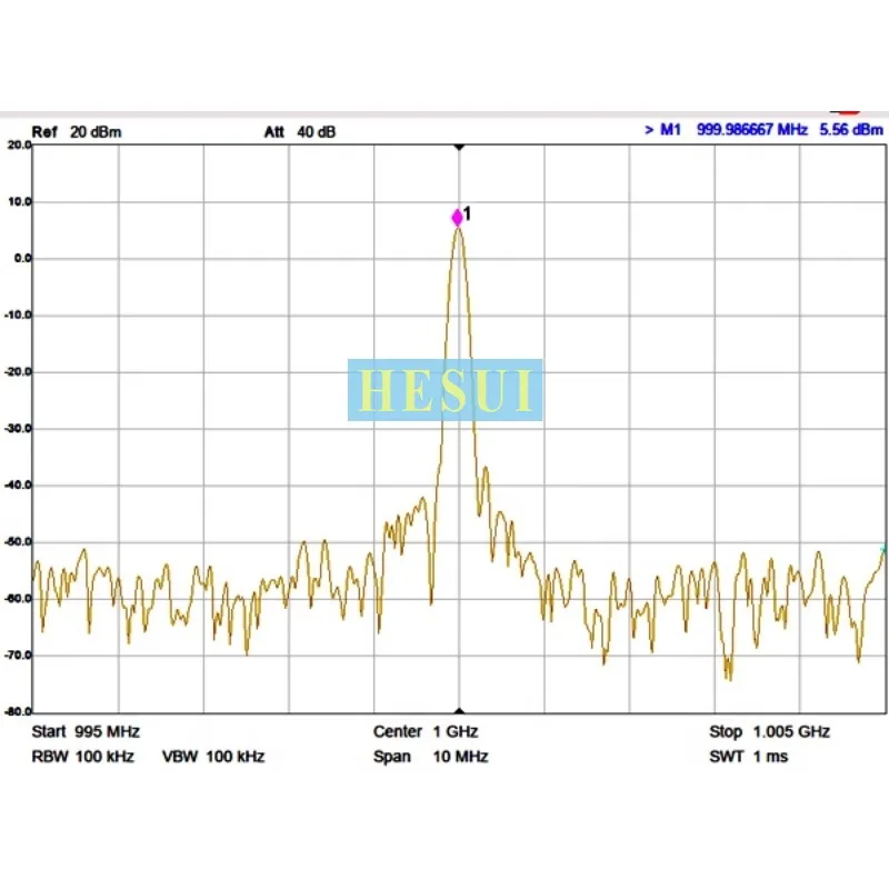 1000MHz 1GHz 고정 주파수 신호 소스 포인트 주파수 신호 발생기 RF 활성 발진기 클록 신호 발생기 모듈