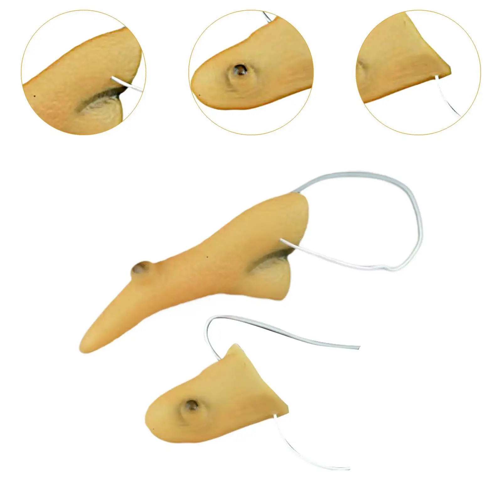 Witch Fake Nose and Chin Cosplay Long Prosthetic Nose Halloween Costume Accessories for Halloween Adults Stage Show Masquerade Witch Fake Nose and Chin Cosplay Long Prosthetic Nose Halloween Costume Accessories for Halloween Adults Stage Show Masquerade