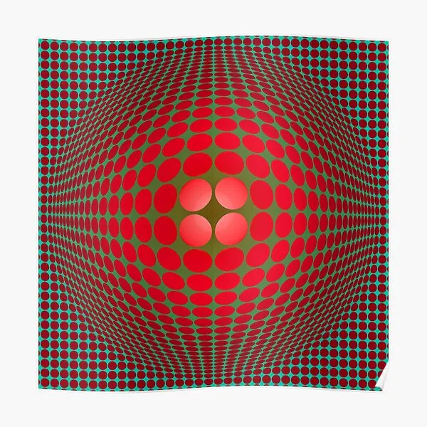 

Настенный постер Victor Vasarely, 57 дюймов, Настенная картина для дома, забавная живопись, Настенная картина, современное винтажное украшение, декор комнаты без рамки
