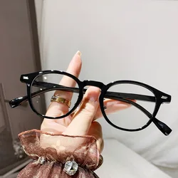 Stylish Retro Round Anti - Blue Light Reading Glasses - High - Quality, Fashionable, and Personalized (Black)