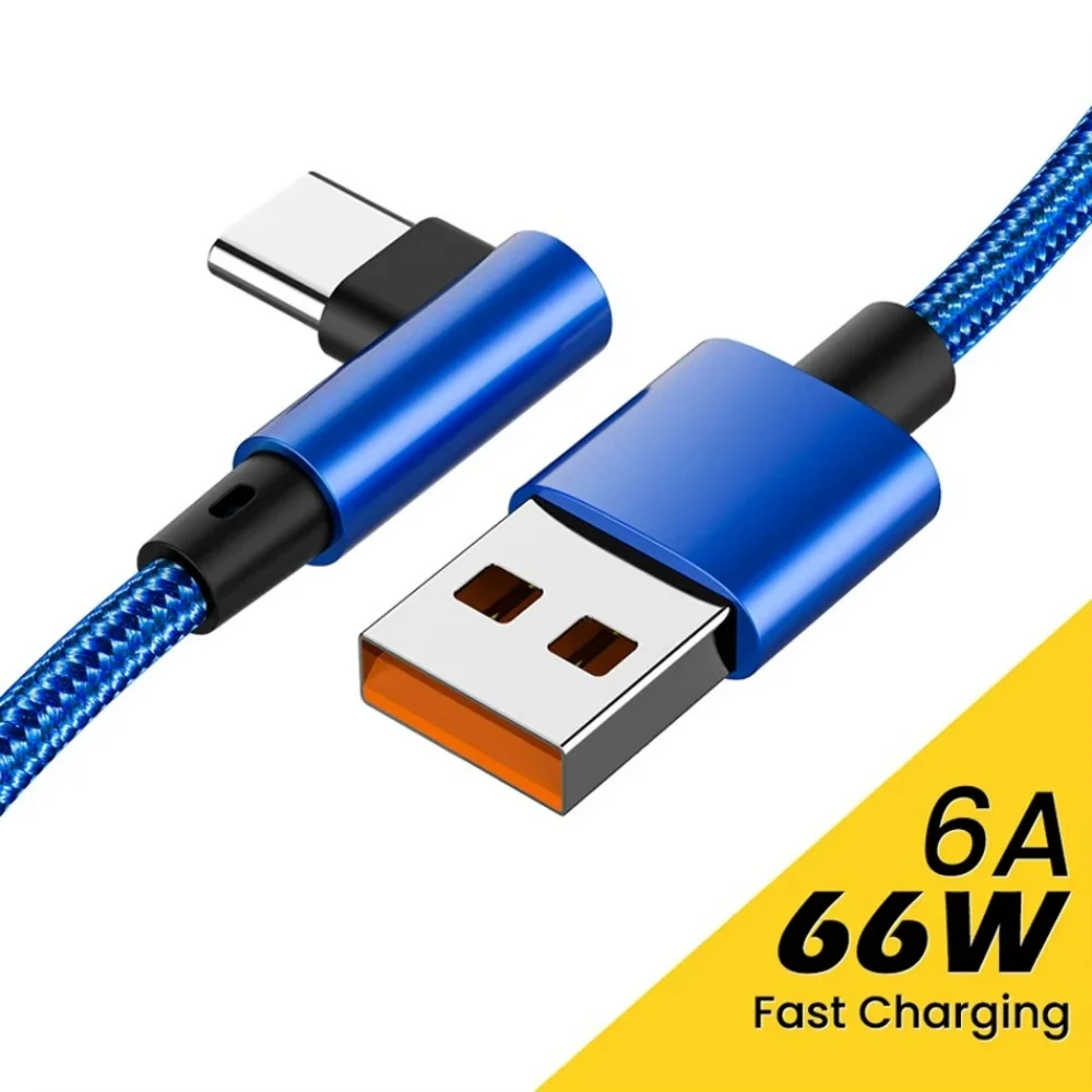 ตัวเลือกสินค้า สายชาร์จ USB Type-C หงาย 90 องศา ชาร์จเร็ว คุณภาพสูง ใช้งานง่าย
