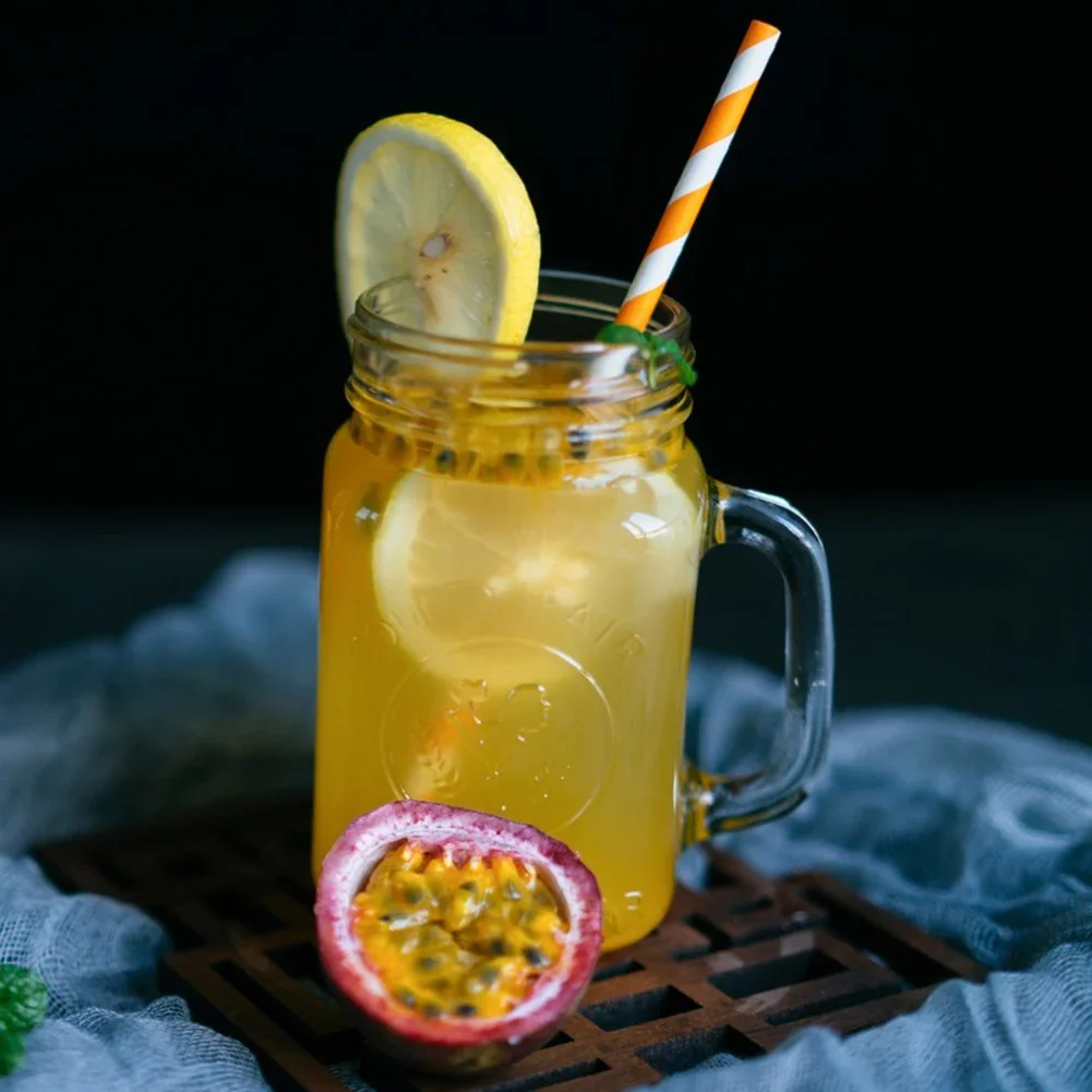 Disposable Plastic Straws 25-100PCS for Drinking Kitchen Cocktail Striped Bedable Straw Bar Party