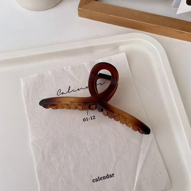 Vintage Cross Hair Clip Large Barrette Crab Hair Claws Bath Clip Ponytail Clip for Women Girls Claw Clip Hair Accessories B1