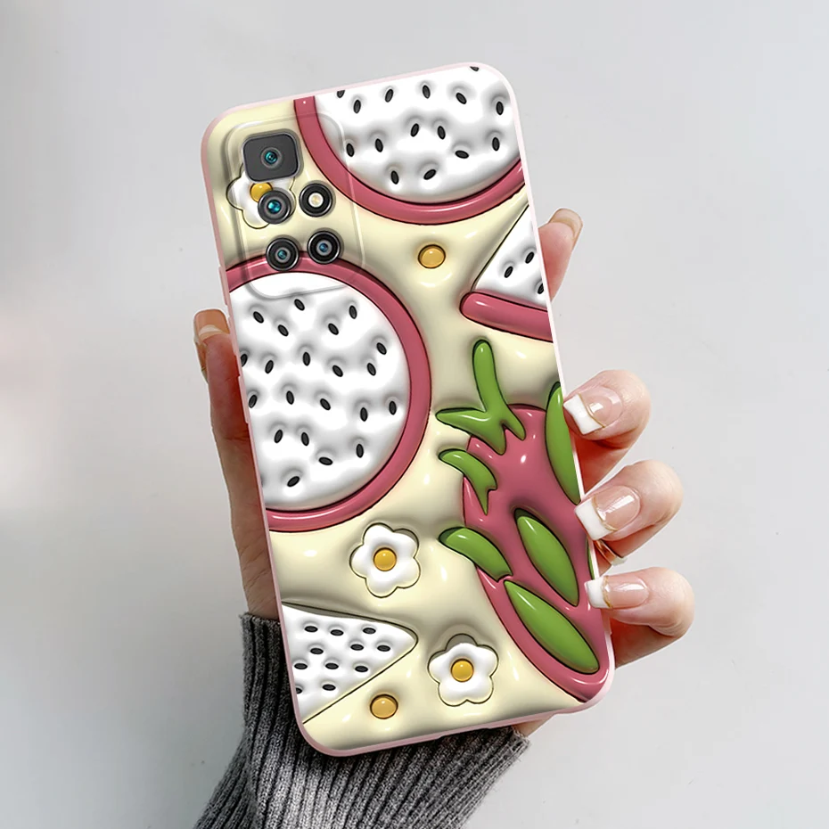 Cute Bear Cartoon Shockproof TPU Phone Case - Soft Cover for Xiaomi Redmi 10 Prime