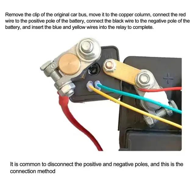 Taekooki Batterieschalter Autobatterie Schalter, Batterie Trennschalter  6V/12V Autobatterie Master Isolator Batterie Trennschalter