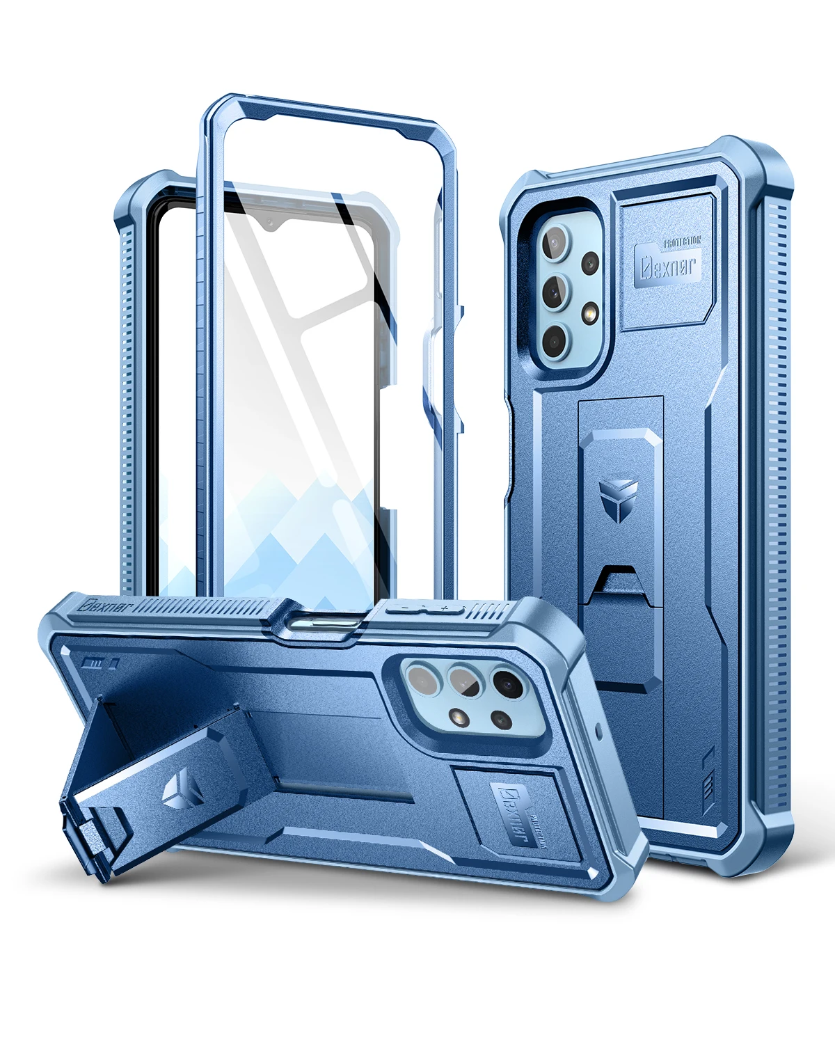 à prova de choque caso duro com built-in protetor de tela