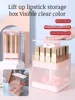 Transparent Large Capacity MultiCompartment Visual Lift Transparent Lipstick Organizer Dustproof Lipstick Desktop Storage Box 1
