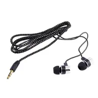 5 Colors 3.5mm Wired Earphones Sports Running Headset Noise Isolating Stereo 1.1M In-Ear Media Player Music Earphone Stereo 1